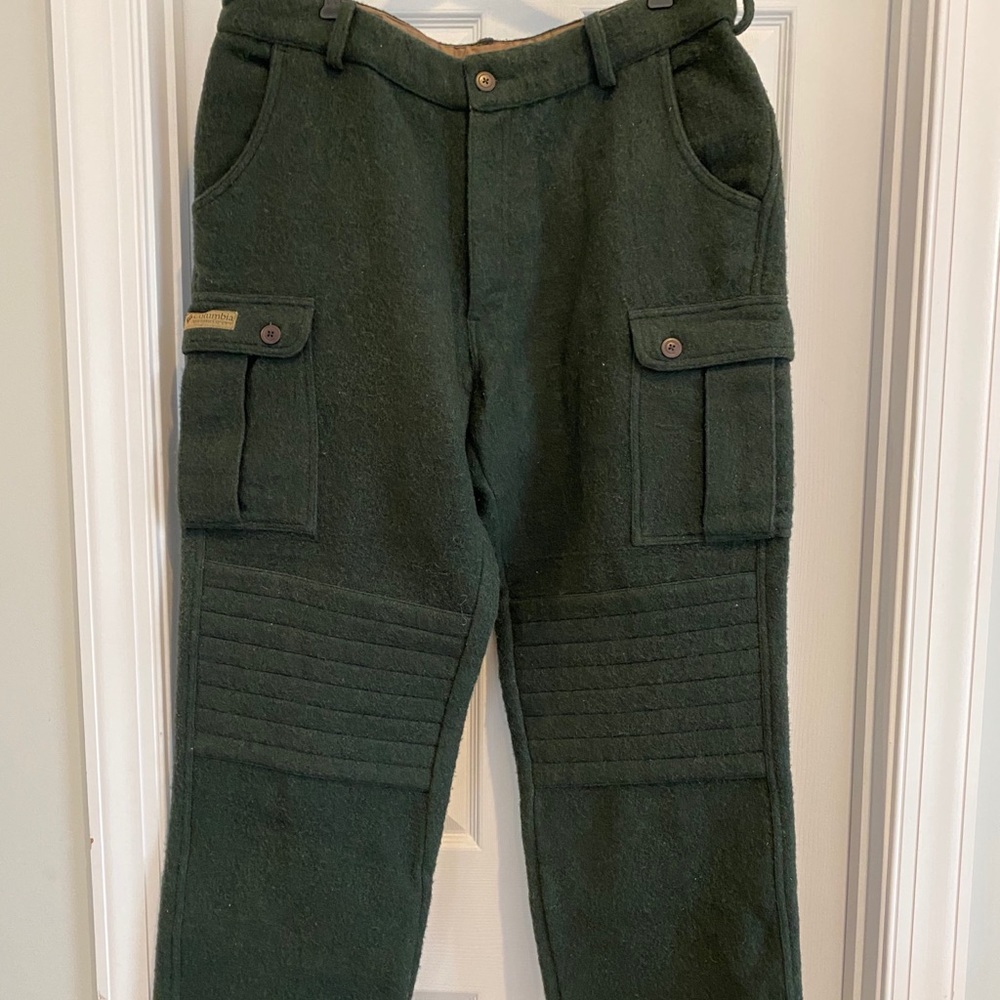 Columbia wool cargo pants